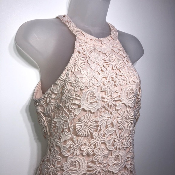 Love Poem Blush Pink Lace Dress Size Small - Picture 3 of 6